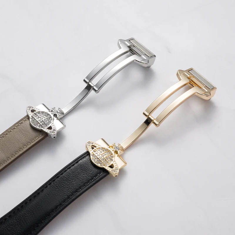 Saturn Magnetic Leather Strap