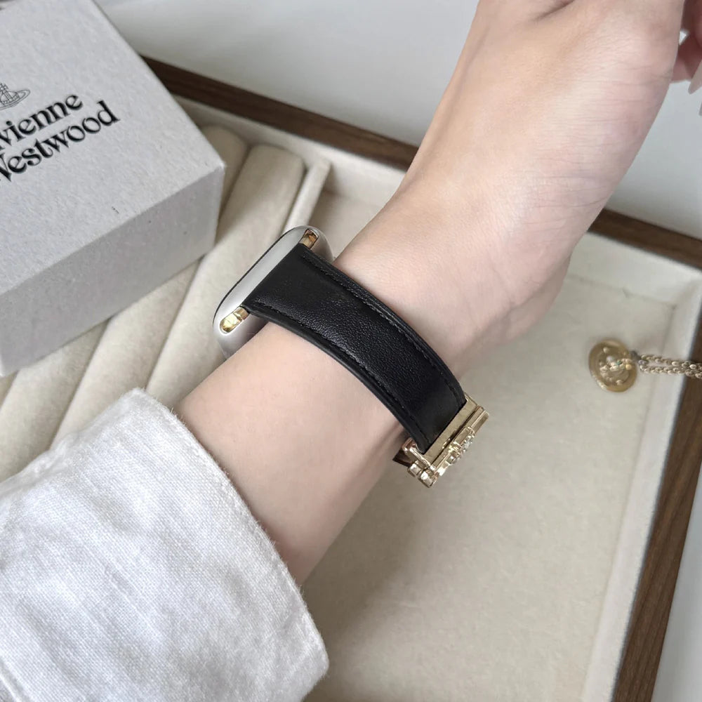 Saturn Magnetic Leather Strap
