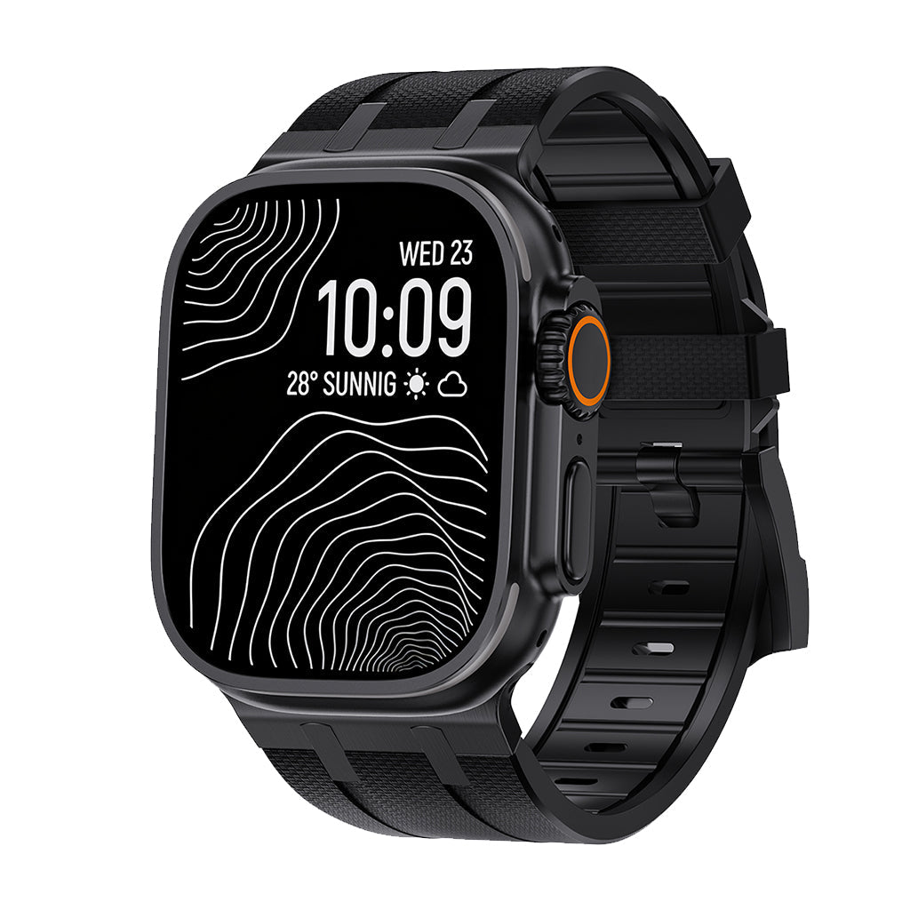 AP-Style Integrated FKM Rubber Apple Watch Band