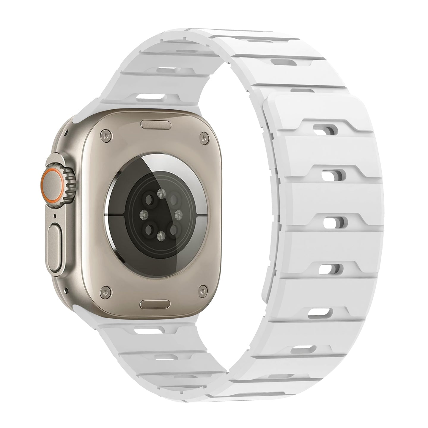 Breathable Magnetic Silicone Apple Watch Strap