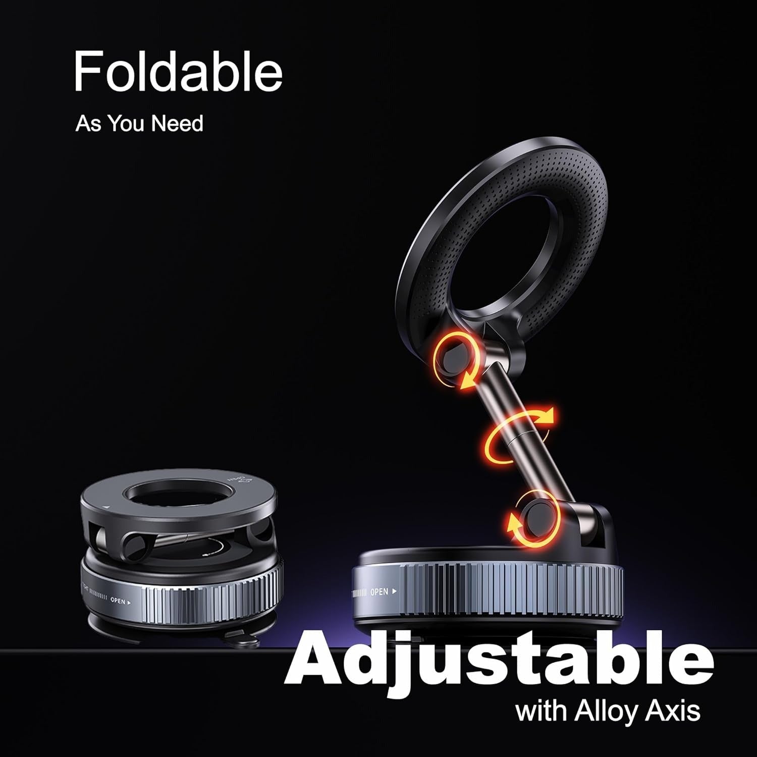 Folding Magnetic Car Mount