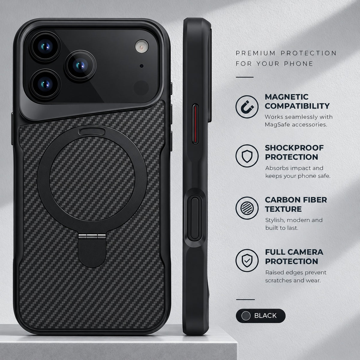 Carbon Weave Case