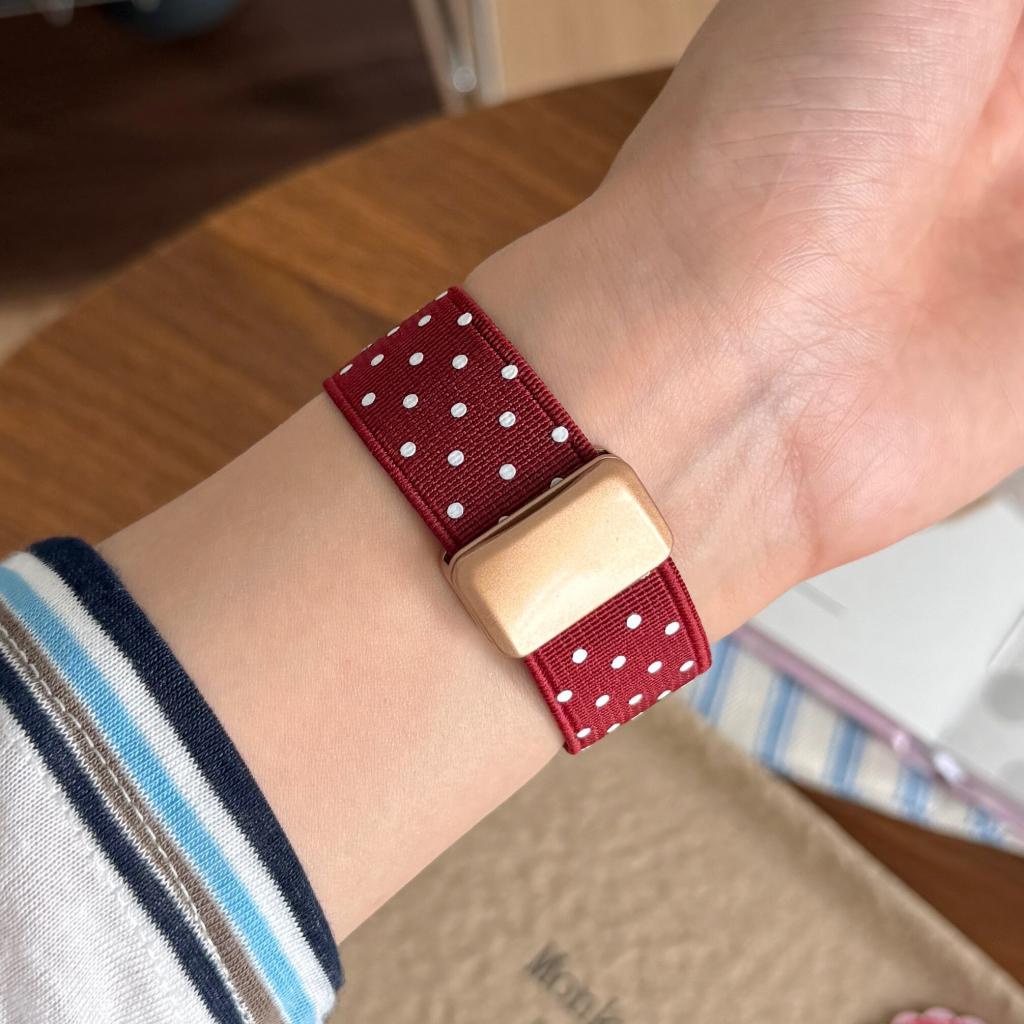 Cute Polka Dot Magnetic Nylon Strap for Apple Watch