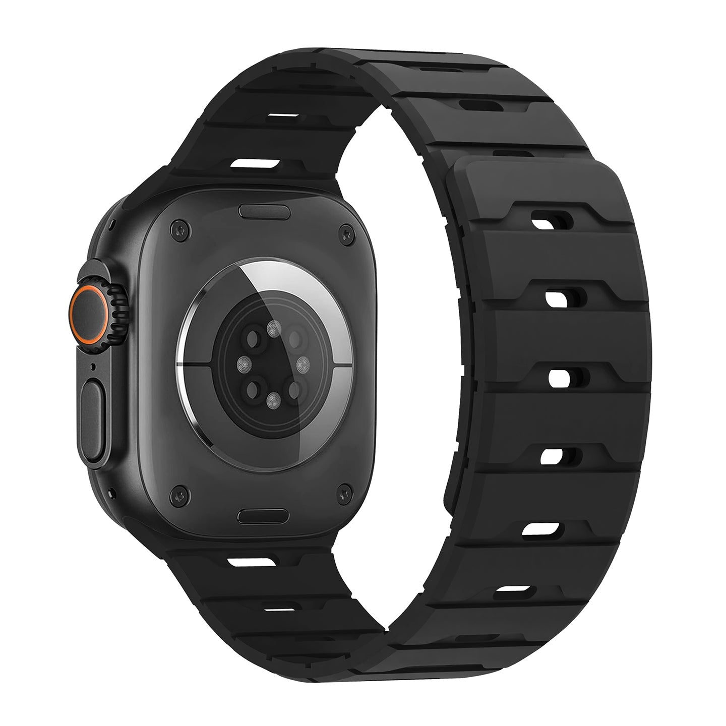 Breathable Magnetic Silicone Apple Watch Strap