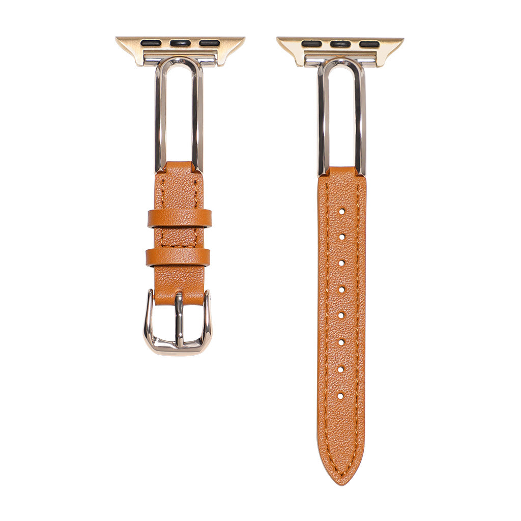 Aura Slim Leather Apple Watch Strap