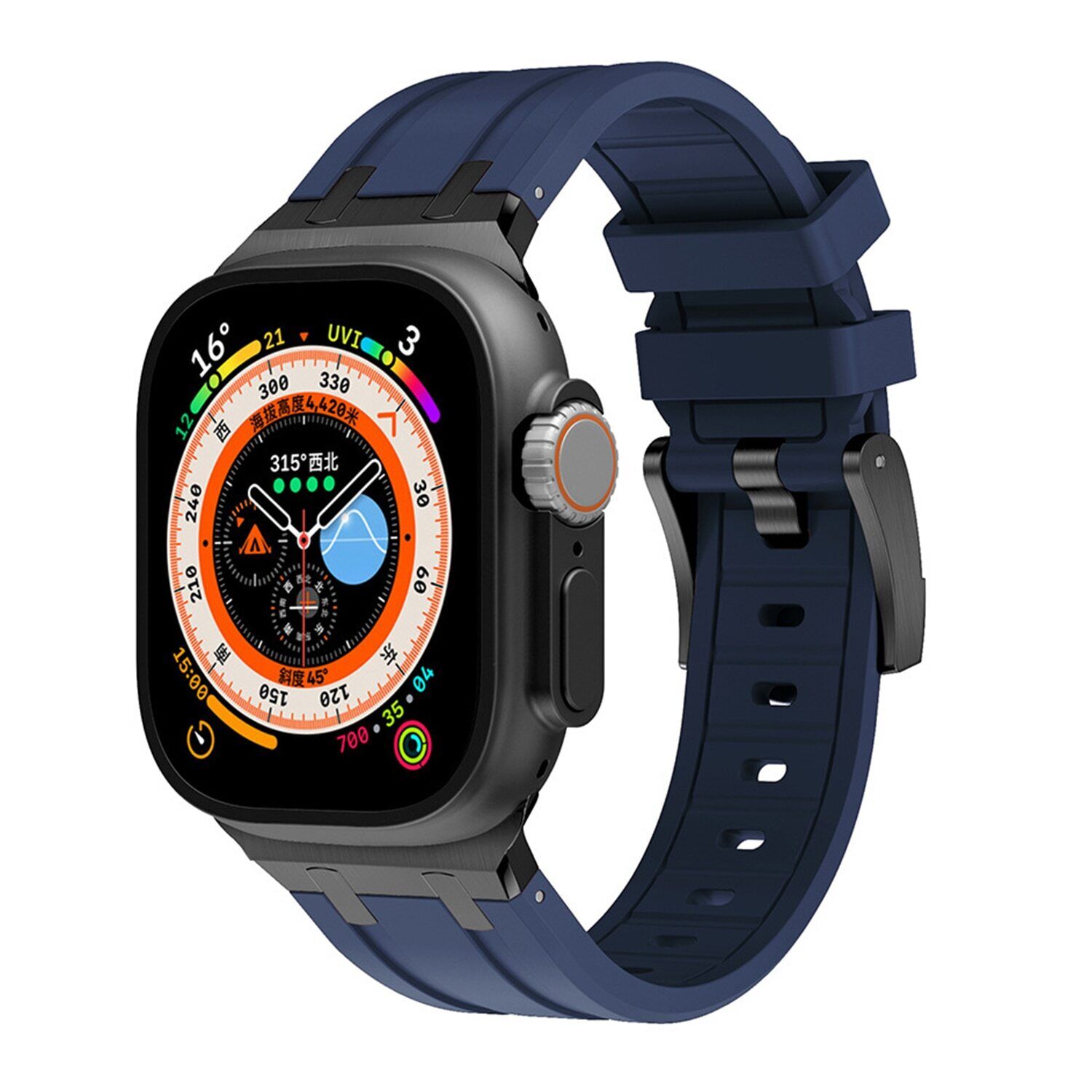 Luxury AP Mod Silicone Band For Apple Watch