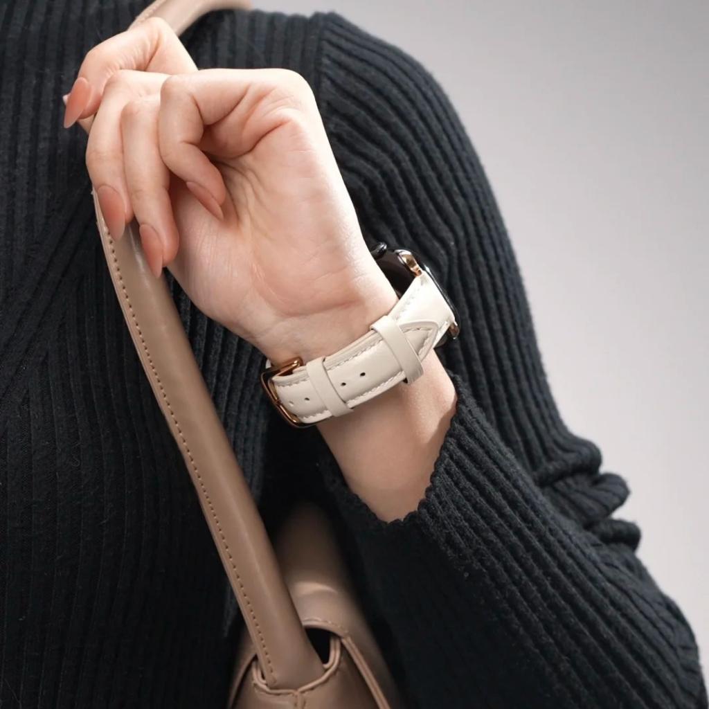 Retro Oil-Wax Leather Apple Watch Strap