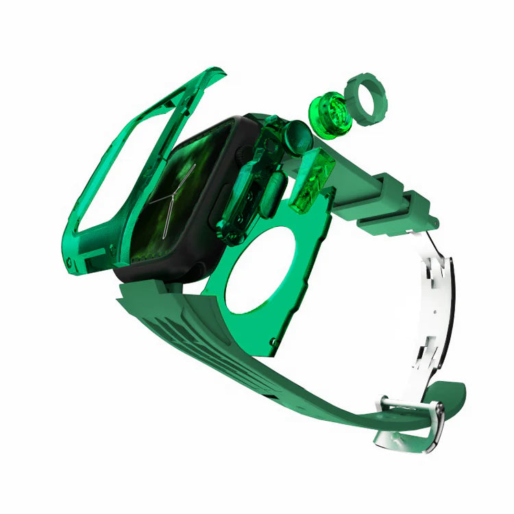 RM V30 Glacier Series FluoroelastomerCase Retrofit Kit For Apple Watch