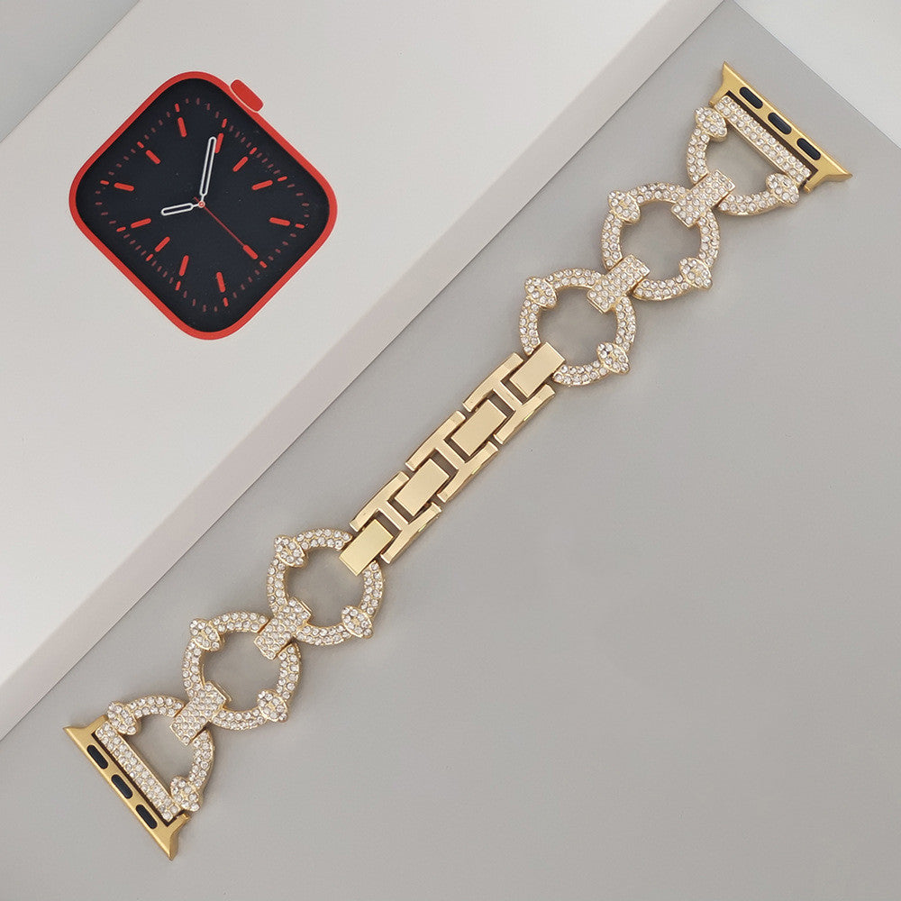 Bling Diamond Link Bracelet For Apple Watch